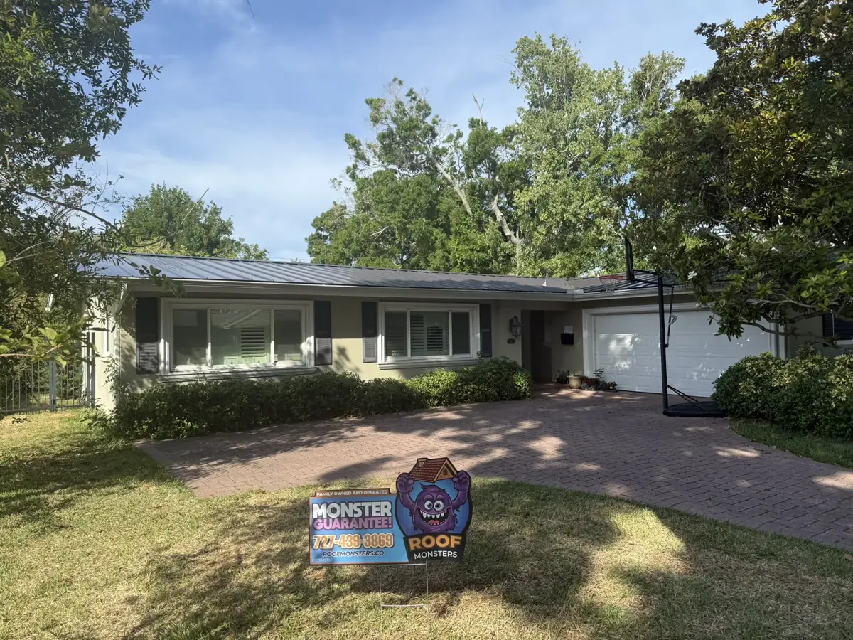 Residential roof installation by Roof Monsters