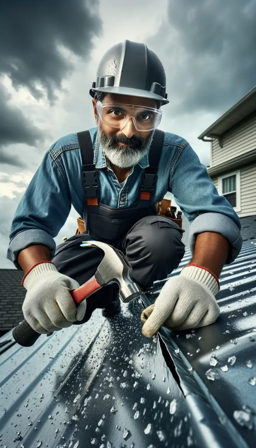 Roof repair and maintenance work